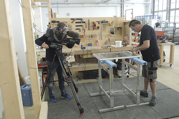 Schweizer Fernseh zu Besuch bei der Holzmanufaktur